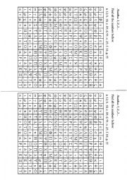 English Worksheet: Wordsearch Puzzle (NUMBERS)