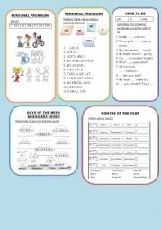 English Worksheet: BACK TO SCHOOL - EASY REVIEW