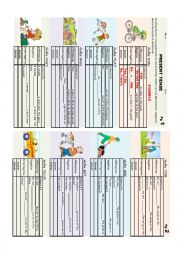 English Worksheet: Present Tense