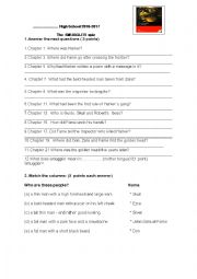 English Worksheet: The smuggler QUIZ on