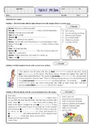 English Worksheet: test 5