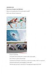 English Worksheet: CAE MONOLOGUE Sport