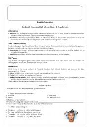 English Worksheet: Reading Activity