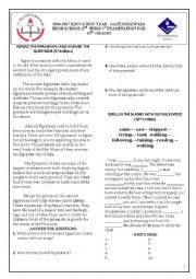 English Worksheet: GRADE 10 