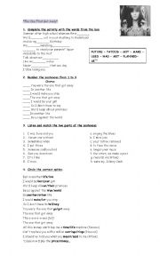 English Worksheet: The one that got away