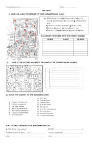 English Worksheet: Ailments and recommendations
