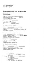 English Worksheet: Song: This is letting go, by Rise Against