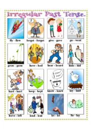 English Worksheet: Irregular verbs 2