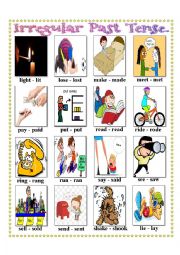 English Worksheet: Irregular verbs 3