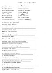 Grammar worksheet