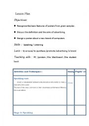 English Worksheet: LESSON PLAN ECONOMY 2