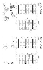 English Worksheet: Short Vowels Sound