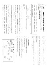 Christmas in Australia - reading activity - True or False