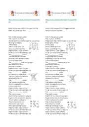 English Worksheet: The Organ Systems Song