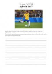 Writing Biography - Neymar