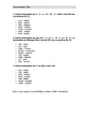English Worksheet: Pronunciation tips