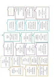 board game for practicing embedded questions