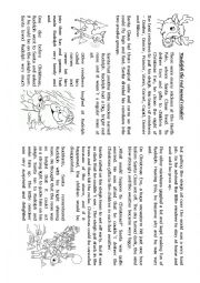 English Worksheet: Rudolph the red nosed reindeer