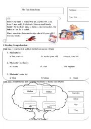 English Worksheet: Family 