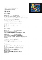 English Worksheet: Present Perfect Song  