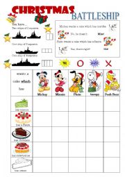Relative clause Christmas game