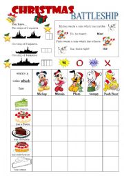 English Worksheet: Relative clause Christmas game