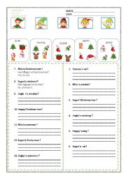 English Worksheet: CHRISTMAS HAVE GOT (1)RISTMAS HAVE GOT (6)