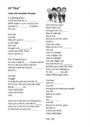 English Worksheet: U2 