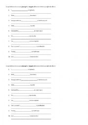 English Worksheet: Have got vs. has got (long and short forms)