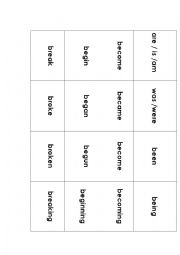 verb flashcards