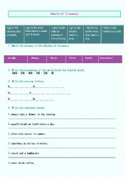 English Worksheet: Adverbs of frequency