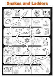 snakes and ladders - christmas