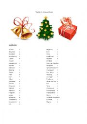 English Worksheet: the birth of Jesus Christ