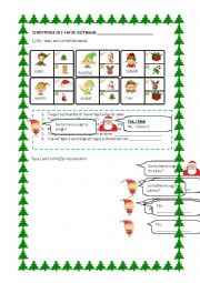 English Worksheet: CHRISTMAS HAVE GOT 8