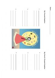English Worksheet: My Chuseok Vacation