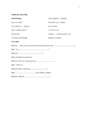 English Worksheet: telephone