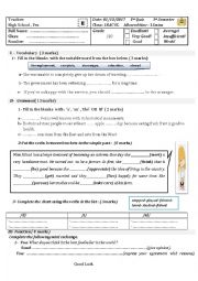 English Worksheet: qui