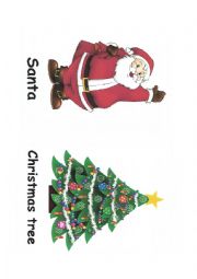 Christmas flashcards