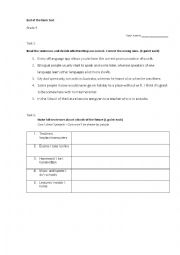 English Worksheet: Global English 8 progress test