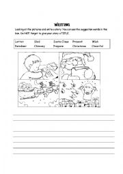 English Worksheet: Writing picture