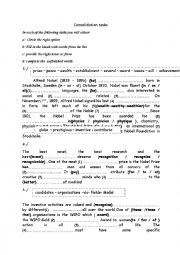 consolidation tasks 4th form tunisia