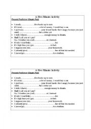 English Worksheet: Present perfect vs simple past