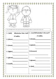 English Worksheet: Possessive ´s´