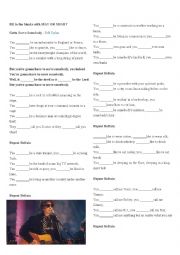 English Worksheet: Gotta Serve Somebody - Bob Dylan