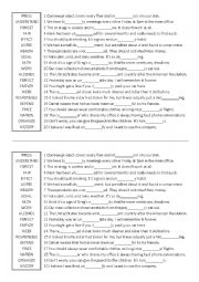 English Worksheet: Word formation: Words with prefixes and suffixes