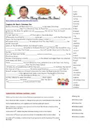 English Worksheet: Merry Christmas Mr Bean