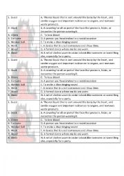 English Worksheet: The Masque Of The Red Death (Prince Prosperos Invitation)