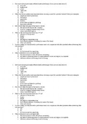 English Worksheet: Are you easily influenced by advertising?