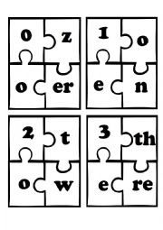 Numbers 0-10 Puzzle