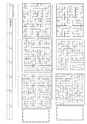 sentence building: future simple (will) maze